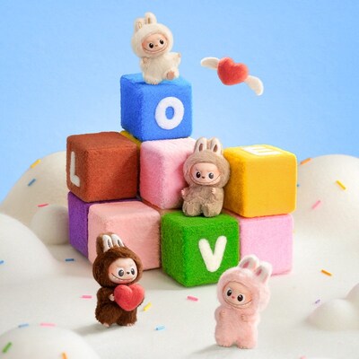 POP MART's mini-sized Labubu pendant vinyl plushies