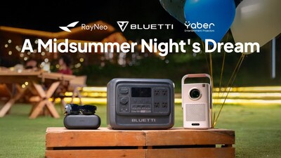 RayNeo Teams Up with BLUETTI and Yaber to Power Up Your Summer Nights