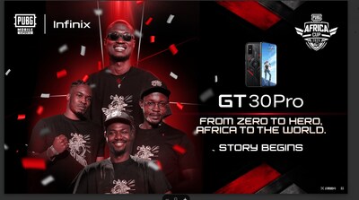 2025 PUBG MOBILE Africa Cup poster, featuring the 2024 PMCC Nigeria Champion Team