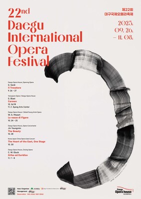 Official Poster of the 22nd Daegu International Opera Festival