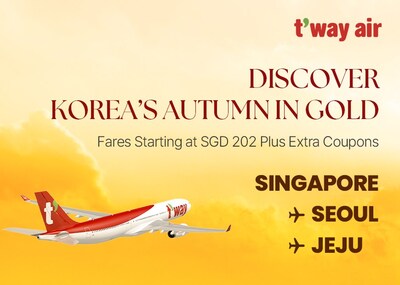 Discover Korea’s Golden Autumn: T’way Air’s Seasonal Deals from Singapore