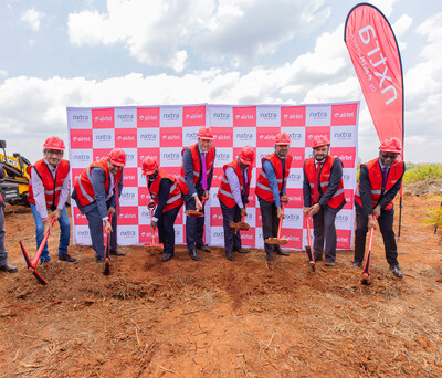 Executives from Airtel, Rendeavour, and Government representatives at the official groundbreaking ceremony of the Nxtra by Airtel Africa 44MW Data Centre at Tatu City SEZ, Kenya. Executives from Airtel, Rendeavour, and Government representatives at the official groundbreaking ceremony of the Nxtra by Airtel Africa 44MW Data Centre at Tatu City SEZ, Kenya.