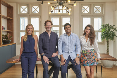 Left to Right  Lauren Burns (Partner & Chief Operating Officer), Nicolas Cator (Founder & Managing Partner), Sarvesh Nevatia (Managing Director) and Rishika Chandan (Managing Partner)