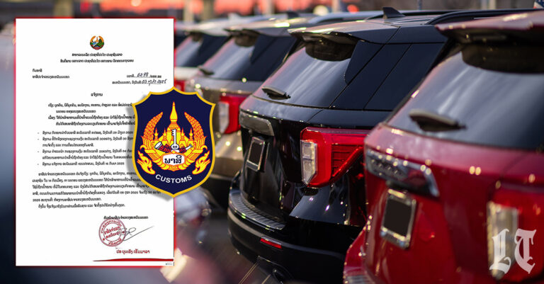 Savannakhet Urges Tax Payment on Illegally Imported Vehicles