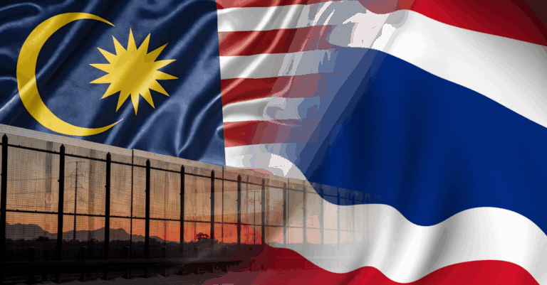 Malaysia Approves Border Wall with Southern Thai Province to Curb Smuggling, Illegal Crossing