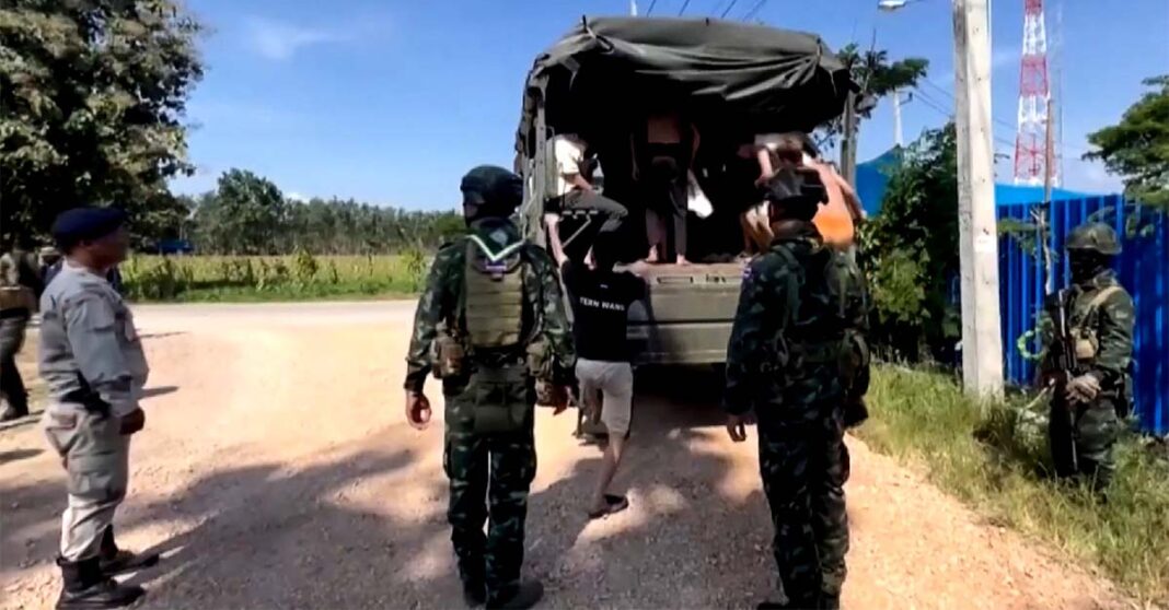 Myanmar Scam Center Raid Sends Hundreds Fleeing to Thailand