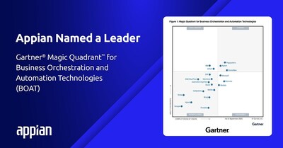 Appian is Named a Leader in Inaugural Gartner® Magic Quadrant™ for Business Orchestration and Automation Technologies (BOAT) Appian is Named a Leader in Inaugural Gartner® Magic Quadrant™ for Business Orchestration and Automation Technologies (BOAT)
