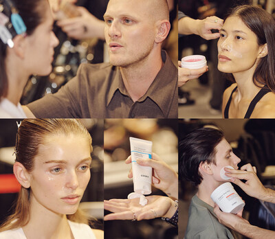 COSRX and makeup artist Thomas de Kluyver light up the backstage of Courrèges Spring 2026,   Paris Fashion Week — in collaboration with RAVE ART COMPANY