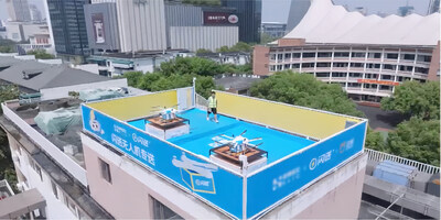 FlashEx Drone Prepares for Landing
