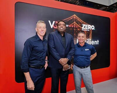 From left to right: Peter Molloy, Chief Growth Officer, ViewQwest, Vignesa Moorthy, Chief Executive Officer, ViewQwest, Joe Arcuri, APAC Regional Manager, Zero Networks