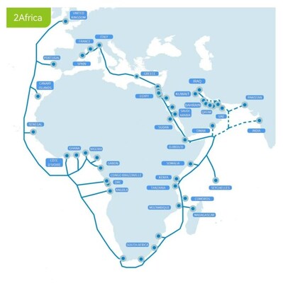 2Africa Submarine Cable’s Core Infrastructure Completed.