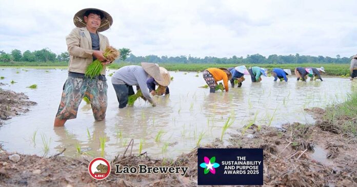Lao Brewery Company and PR Partner Rantau+ Win Gold at Global Sustainability and Purpose Awards