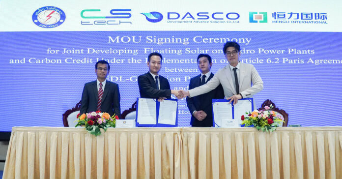 EDL-Gen partners with South Korea’s CS Tech to develop floating solar and carbon credit projects, advancing Laos’ green energy and sustainability goals.