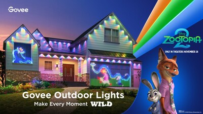 Govee Outdoor Lights in Collaboration with Walt Disney Animation Studio’s Zootopia 2 Govee Outdoor Lights in Collaboration with Walt Disney Animation Studio’s Zootopia 2