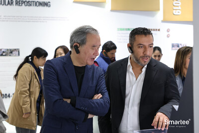 Guests Exploring the Smartee Digital Orthodontic Technology Exhibition Hall Guests Exploring the Smartee Digital Orthodontic Technology Exhibition Hall