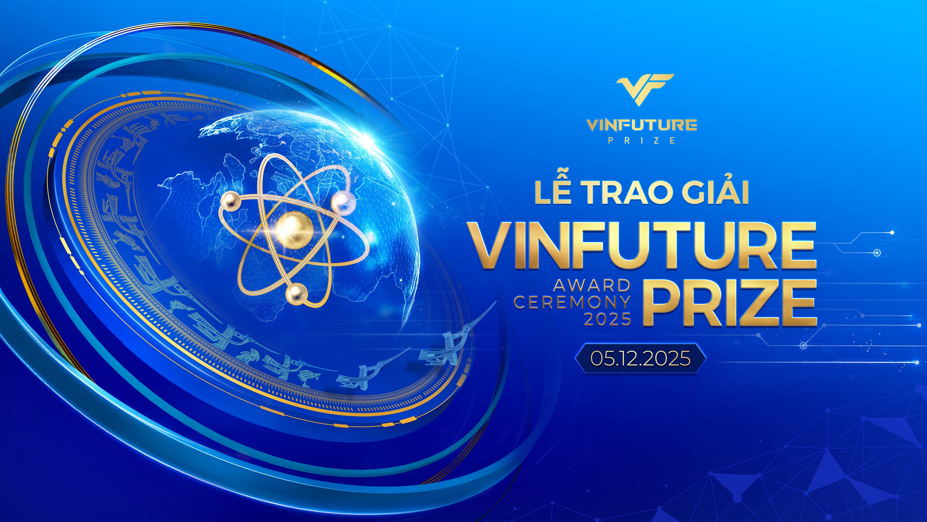Under the theme "Rising and Thriving," the 2025 VinFuture Prize Award Ceremony will take place on the evening of December 5, 2025, at the Ho Guom Opera House in Hanoi. Photo courtesy of: VFP.