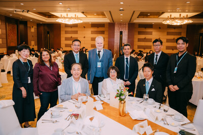 Seated (center and right): Professor Imjai Chitapanarux, President of FARO; Mr. Yohei Watanabe, Vice Director of Project ACTIVE 2.0. Standing (center): Mr. Sebastian-Justus Schmidt, Honorary Consul in Chiang Mai, Embassy of the Federal Republic of Germany.