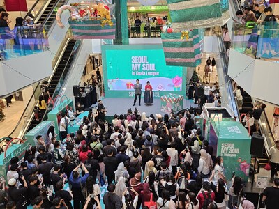 Panoramic view of the “Seouliday” event in Kuala Lumpur