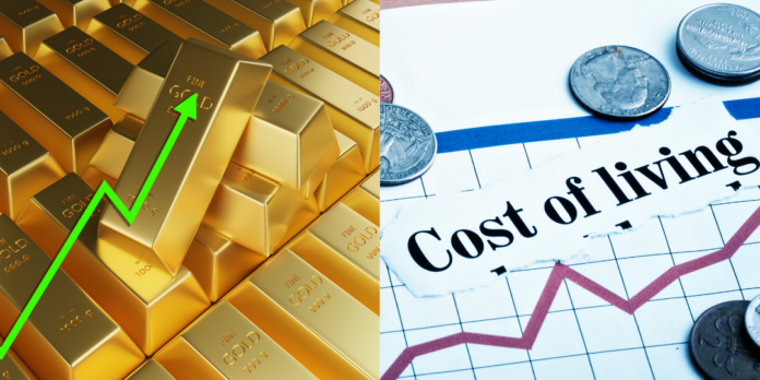 Gold and costs increase