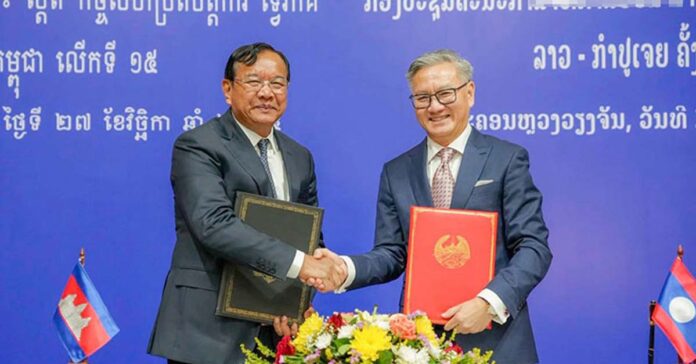 Laos, Cambodia Boost Energy Cooperation in High-Level Talks