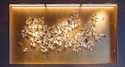 Image 5: Work by Leo Wong, commissioned by Starbucks for the  flagship store at the Hong Kong Palace Museum ©Starbucks.