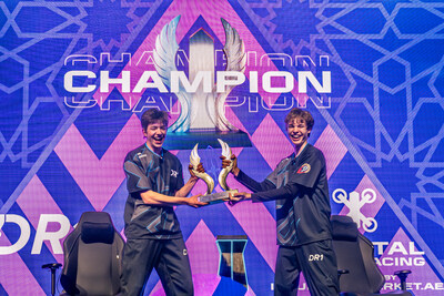 Athletes lift the Phygital Drone Racing presented by Insurancemarket.ae Athletes lift the Phygital Drone Racing presented by Insurancemarket.ae