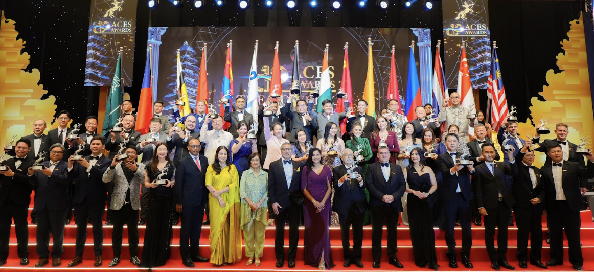 The best of Asia's corporate world captured together following the conclusion of the ACES Awards 2025 ceremony on Day 2. An evening dedicated to honoring excellence in leadership and innovation