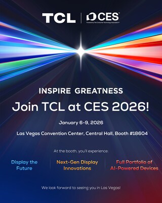 tcl_displays_the_future_with_advanced_visual_innovations_and_ai_product_portfolio_at_ces_2026