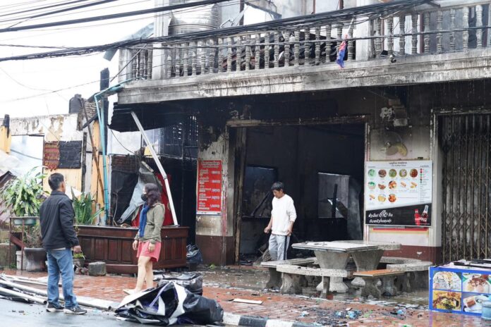 Luang Prabang fire