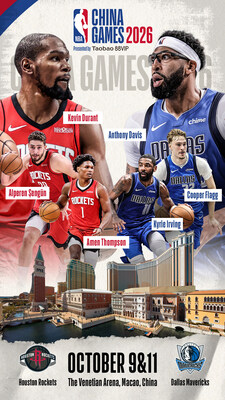 2024-25 NBA All-Defensive First Team member Amen Thompson of the Houston Rockets and 2025 No. 1 overall pick Cooper Flagg of the Dallas Mavericks (Credit: NBA)