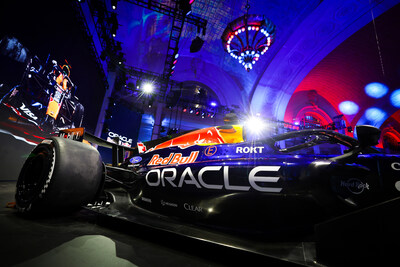 CLEAR is displayed on Oracle Red Bull Racing's striking new RB22