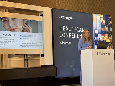 Carrie Strom, Global CEO of Hugel, presents at the J.P. Morgan Healthcare Conference on January 15