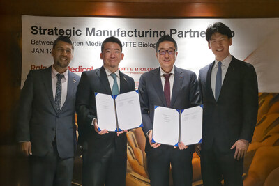 Signing ceremony held during the J.P. Morgan Healthcare Conference
