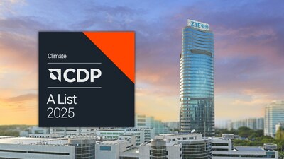 ZTE Recognized on CDP Climate A List for Third Consecutive Year, Ranking Among the Global Top 4%