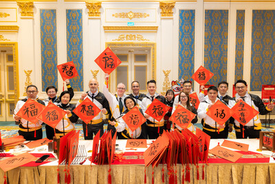Sands shares Chinese New Year joy and blessings with the Macao community, celebrating Chinese cultural heritage in a warm and festive atmosphere Feb. 3.