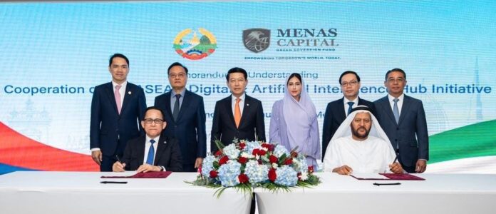 Laos UAE digital cooperation agreement signing Dubai