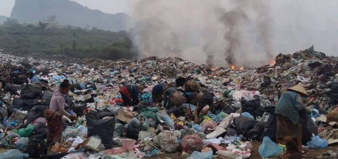PM2.5 air pollution levels in southern Laos linked to waste burning and seasonal haze