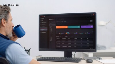 LG ThinQ Pro allows builders to review appliance and property status through a centralized dashboard, supporting more efficient residential management.