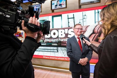 Bob's Discount Furniture CEO interviewed at NYSE. Bob's Discount Furniture CEO interviewed at NYSE.