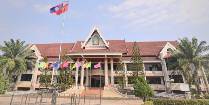 National University of Laos Students at National University of Laos during education reform announcement