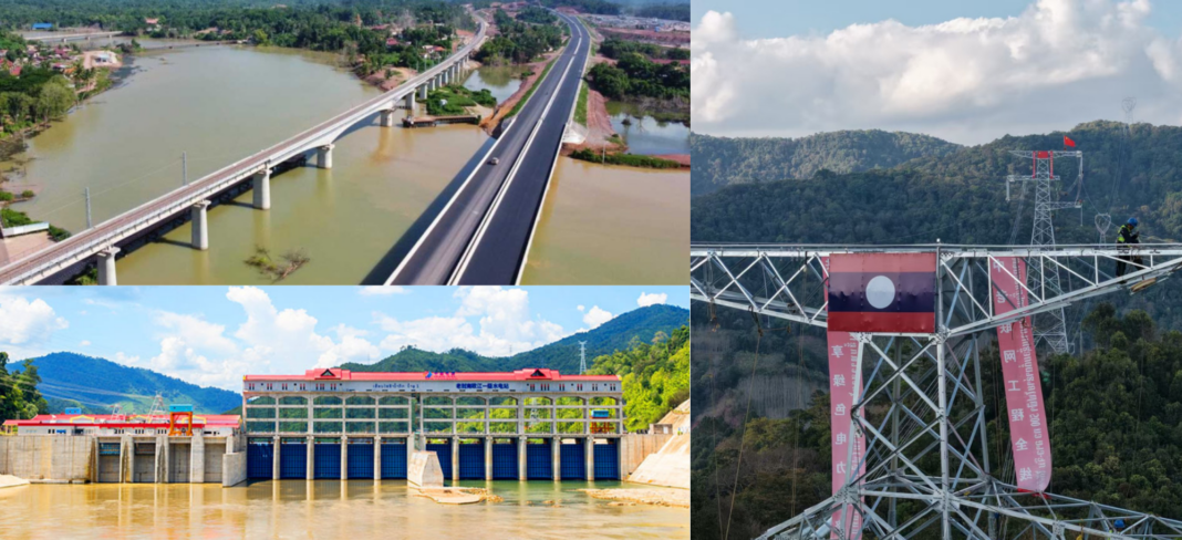 Laos and China officials reviewing infrastructure projects ahead of 65th anniversary