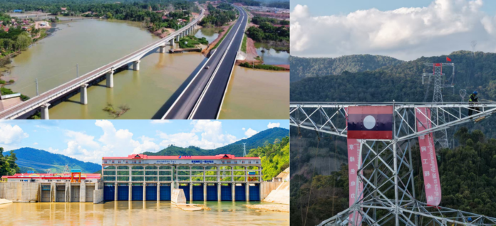 Laos and China officials reviewing infrastructure projects ahead of 65th anniversary