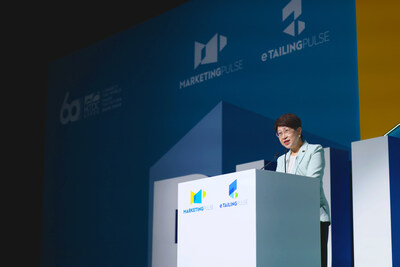 HKTDC Executive Director Sophia Chong delivered the welcome remarks. She said the theme for this year’s events, "Generate New Growth", challenged us to seize these opportunities by exploring how fresh ideas, new technologies and bold strategies can power the next wave of momentum HKTDC Executive Director Sophia Chong delivered the welcome remarks. She said the theme for this year’s events, "Generate New Growth", challenged us to seize these opportunities by exploring how fresh ideas, new technologies and bold strategies can power the next wave of momentum