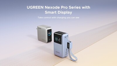 UGREEN Nexode Pro Series with Smart Display: Take control with charging you can see