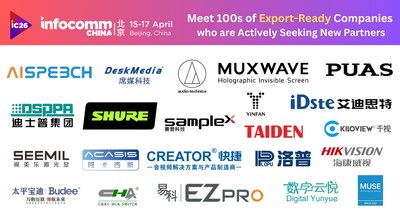 InfoComm China 2026 - 100s of Export-Ready Companies