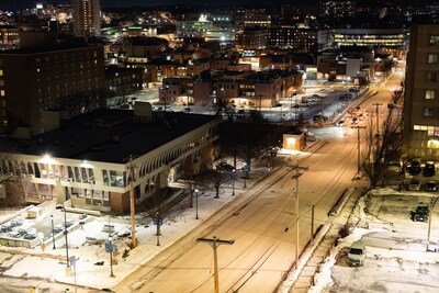 LEOLink Intelligent Lighting System deployed in Syracuse, New York. LEOLink Intelligent Lighting System deployed in Syracuse, New York.