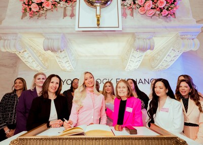 Activists Paris Hilton and Gloria Steinem sign Distinguished Guest Book. Activists Paris Hilton and Gloria Steinem sign Distinguished Guest Book.