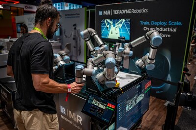 The new UR AI Trainer, developed by Universal Robots and Scale AI, is the first direct lab-to-factory solution for AI model training. The new UR AI Trainer, developed by Universal Robots and Scale AI, is the first direct lab-to-factory solution for AI model training.