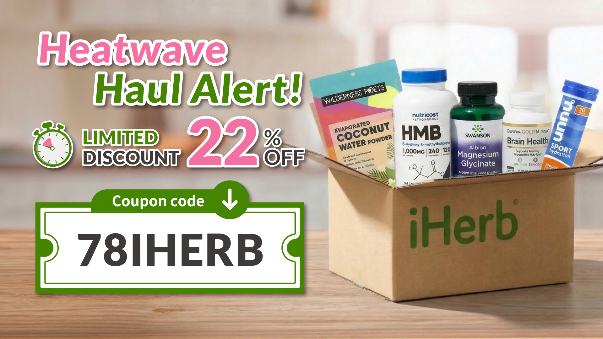 iHerb Launches "Heatwave Essentials" Campaign for Singapore Consumers