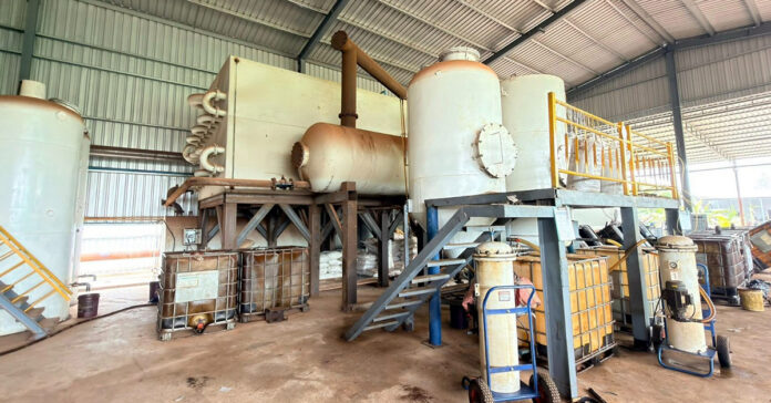 Illegal fuel factory in Vientiane Capital, Laos. 4 April 2026